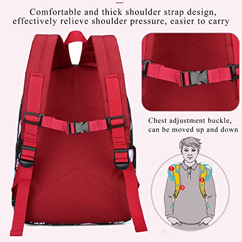 Toddler Kids Backpack Boy Astronauts Universe Preschool Cute Backpack Child Daycare School Bag Nursery with Chest Strap - Image 4