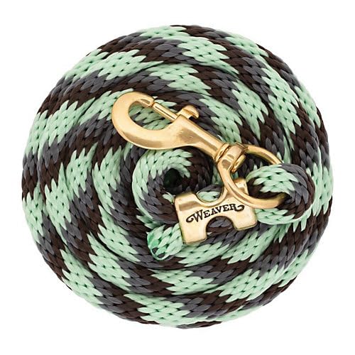 Image of Weaver Equine Poly Lead Rope with Solid Brass 225 Snap