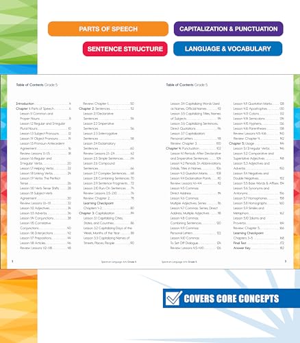 Spectrum Spectrum Language Arts 5Th Grade Workbook thumb #1