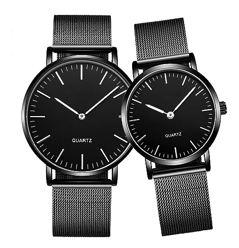 Montre quartz ultra fine en maille acier pour un style raffiné