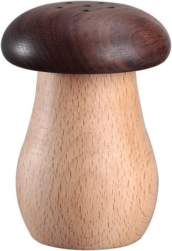 Creative Solid Wood Toothpick Holder Household Toothpick Box Wooden Cute Mushroom Log Toothpick Jar