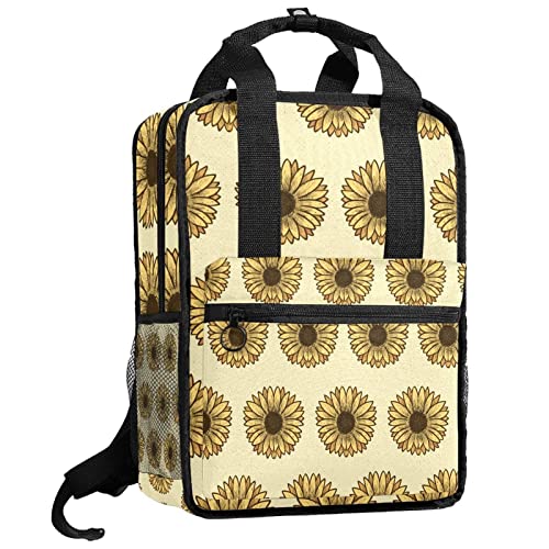 Sac à dos garçon tigre jaune réglable pour école maternelle et primaire