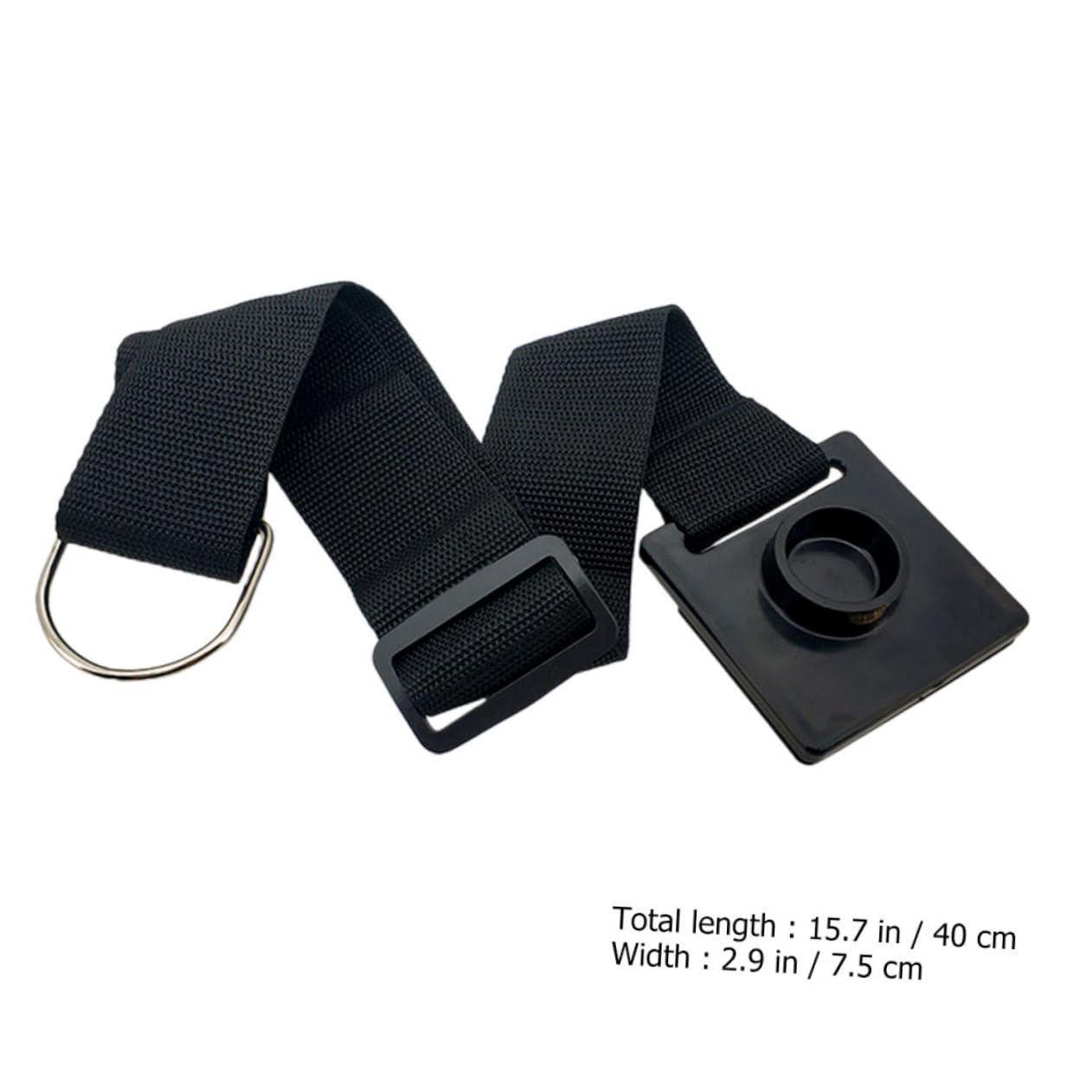 BESPORTBLE Non-slip Cello Endpin Anchor Adjustable Strap for Cello Supplies Black