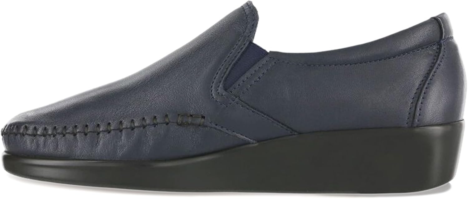 SAS Womens Dream Navy 8 WW - Double Wide (D)