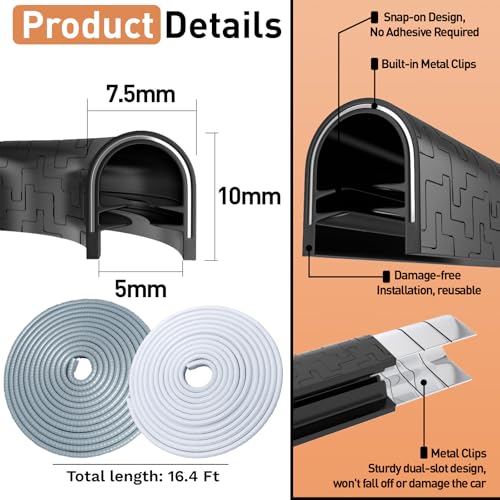 Car Door Edge Guards 16.4Ft