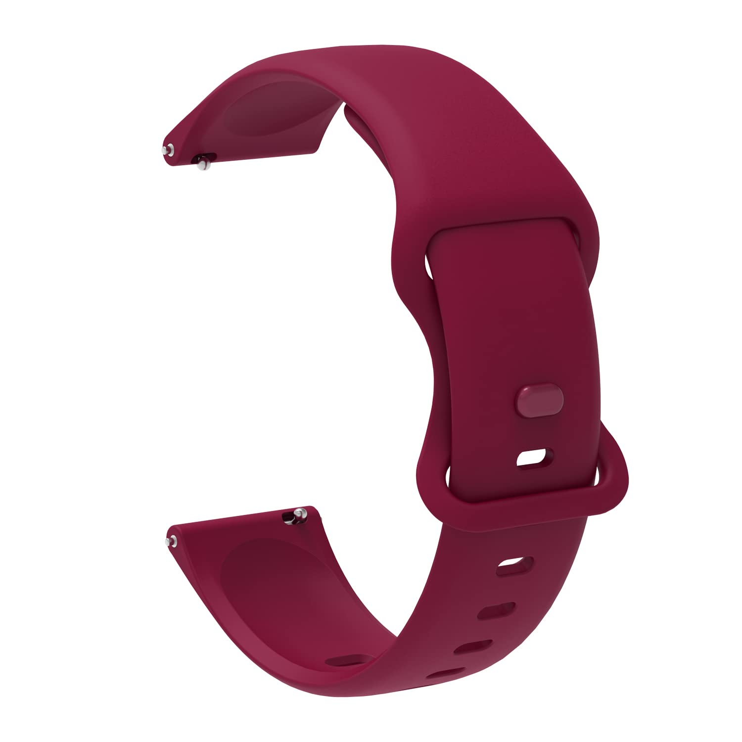 THREE DOTS Strap Belt Compatible with One Plus Watch, Strap Size - 22MM - Double Lock (Wine Red) (B0BDDSF68K) Amazon Price History, Amazon Price Tracker