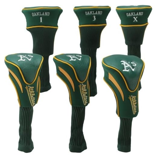 Team Golf Oakland Athletics Golf Club Headcovers