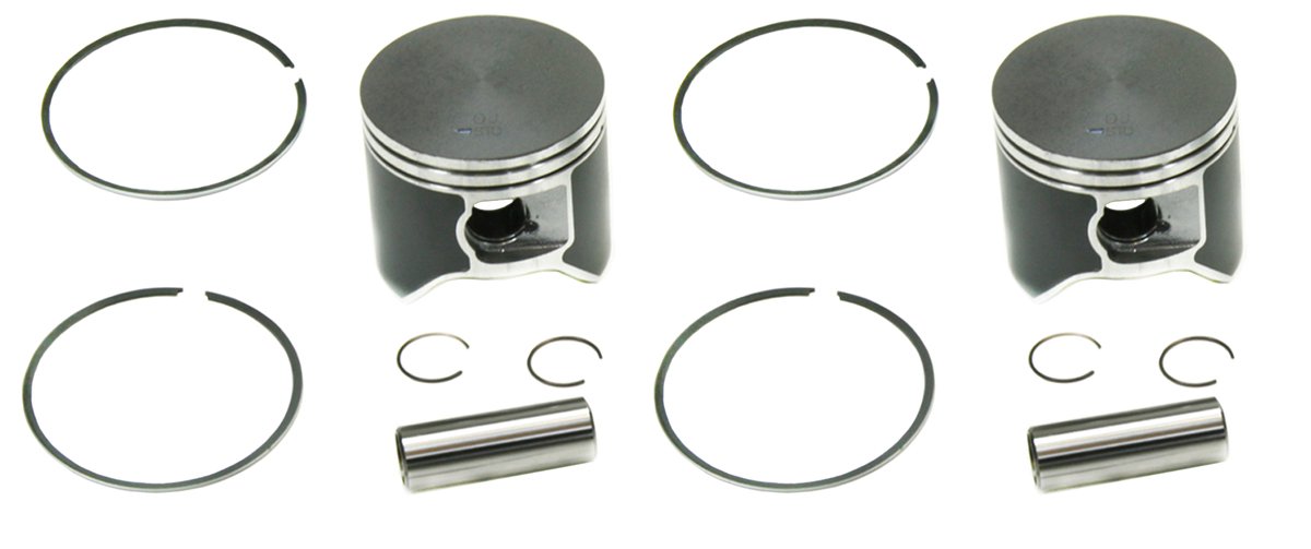 SPI, SM-09247, 2 Standard Bore Dual Ring Piston Kits for Polaris 800 Snow fits 2008-2010 85mm
