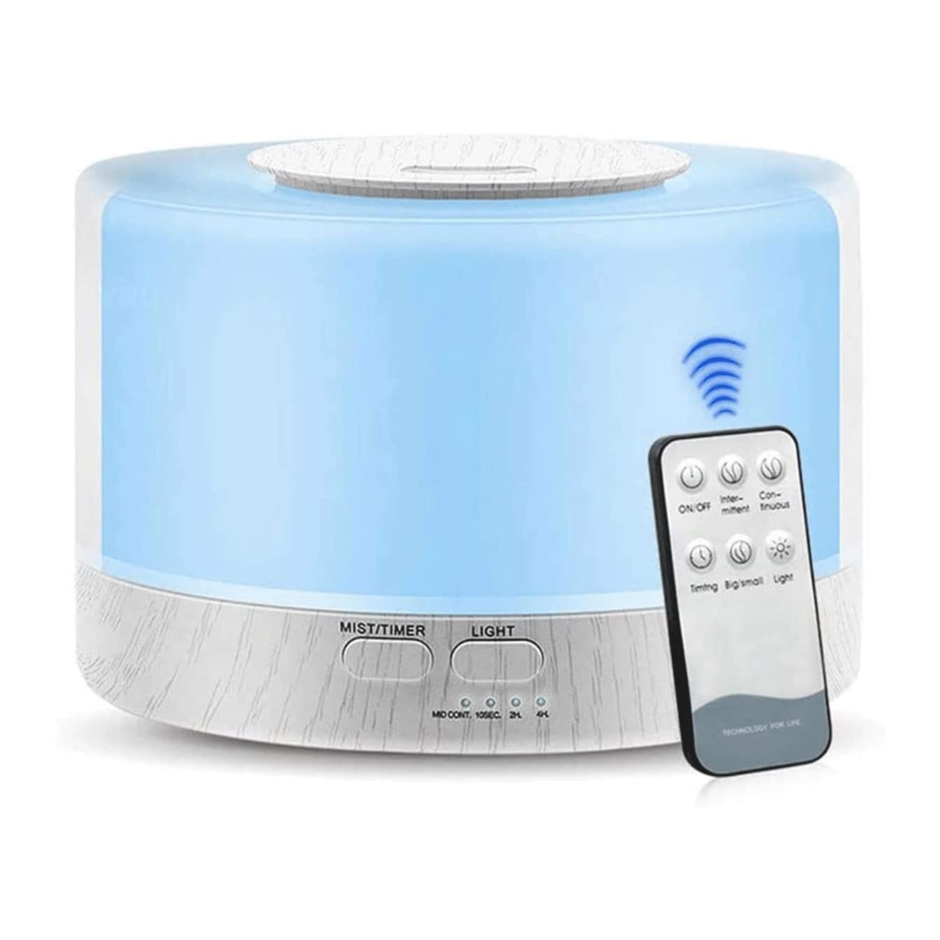 Difusores for aceites Esenciales Difusores de ultrasonidos Difusores de aromaterapia Aroma Humidificador de Niebla Fresca con Temporizador 700 ml