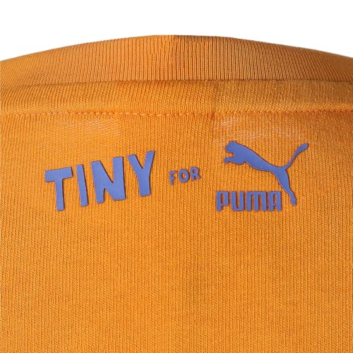 PUMA Toddler Boys Tiny X Crew Neck Short Sleeve Casual Tops Casual - Yellow3