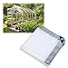 Bâche Imperméable De Serre 120g/m², Auvents Transparente Résistante De 10x15m, Étanche Couverture De Rideau De 2x2m, Anti Vieillissement, Avec Des Oeillets, Conception De Bordure ( Size : 2.0x2.0m )