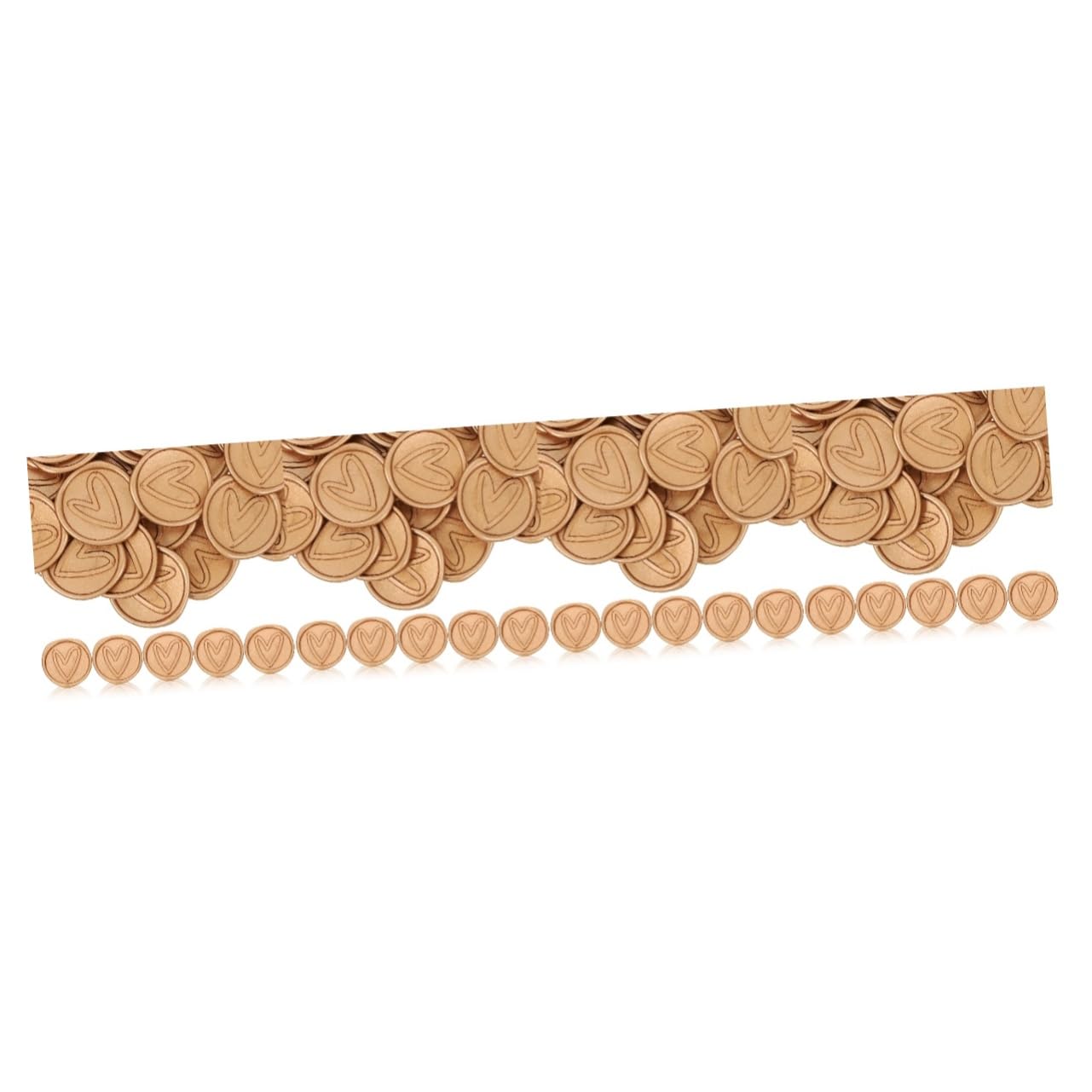 Lurrose 200piezas Adhesivos De Cera Laca Diseño De Corazón Para Sellar Sobres Etiquetas Para Decoración De Tarjetas y Reutilizables y Fáciles De Usar