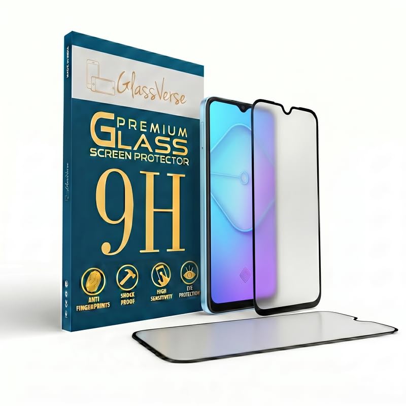 Image of GlassVerse Matte Tempered Glass for Vivo S1 Pro | Anti Glare, Smooth Touch Screen Protector, 9H Hardness, Edge to Edge, Case Friendly, Hassle-less Installation Kit Included. (Pack of 2)