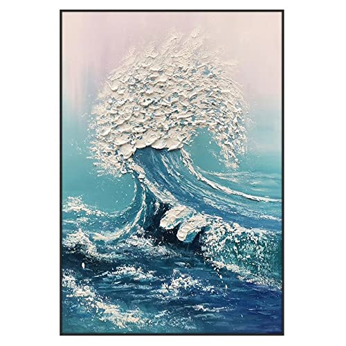 Diamond Painting Vagues 70x140cm : Kit Complet de Broderie Diamant 5D