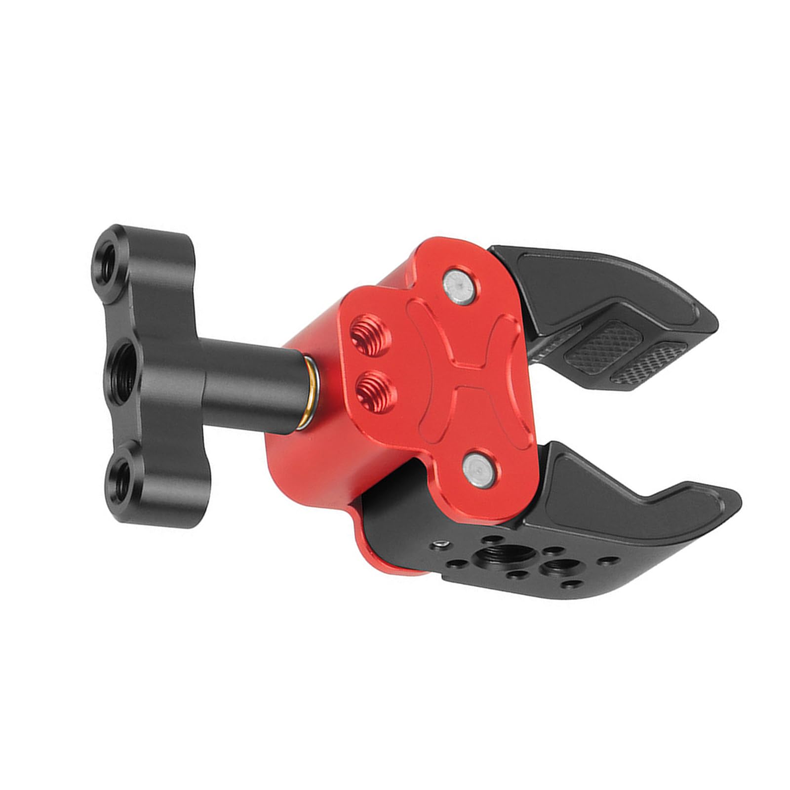 Super zacisk krabowy z otworem gwintowanym 1/10.2 cm 3/20.3 cm ramię do montażu na zimnej stopce do stojaka na monitor LED zacisk światła wideo uchwyt kamery