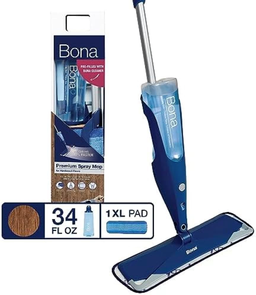Bona Hardwood Floor Premium Spray Mop - Includes Hardwood Floor Cleaning Solution