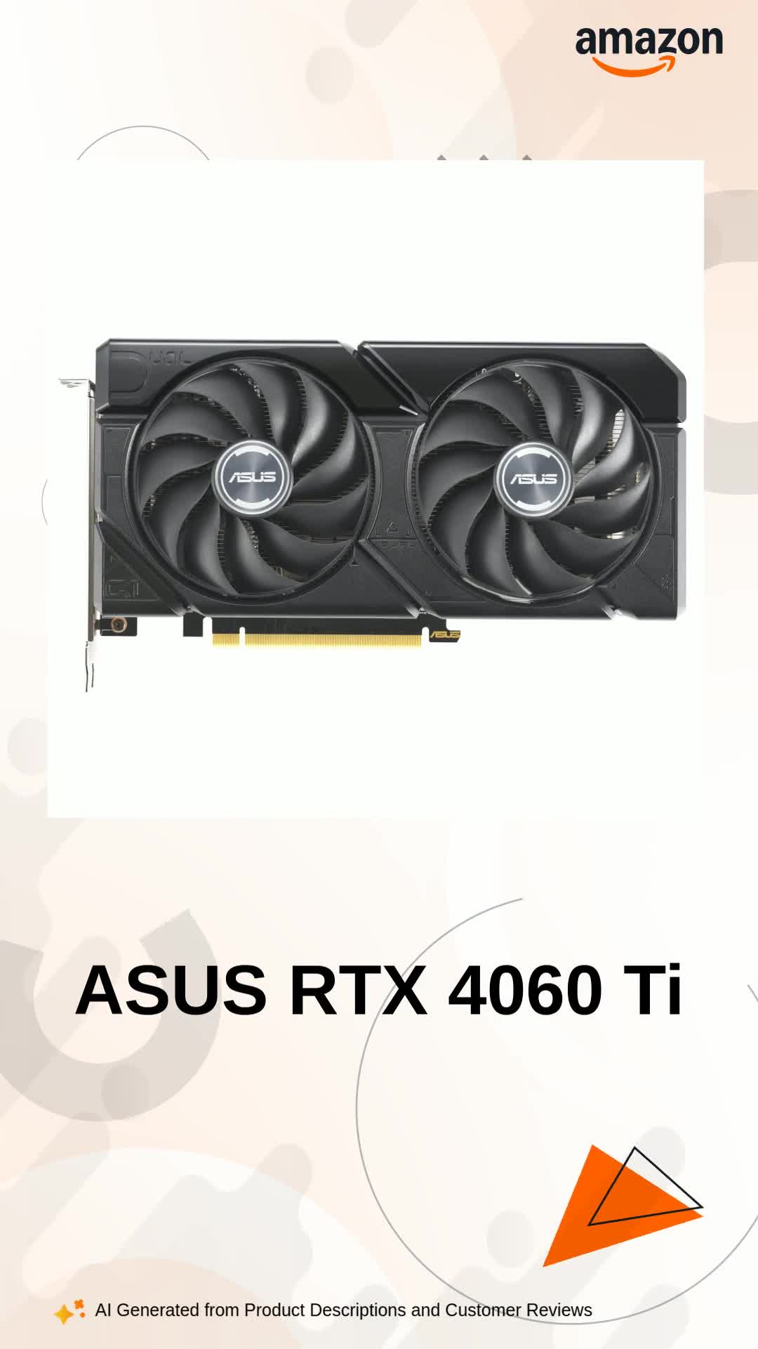 Amazon.in: Buy ASUS Dual GeForce RTX™ 4060 Ti EVO OC Edition 8GB