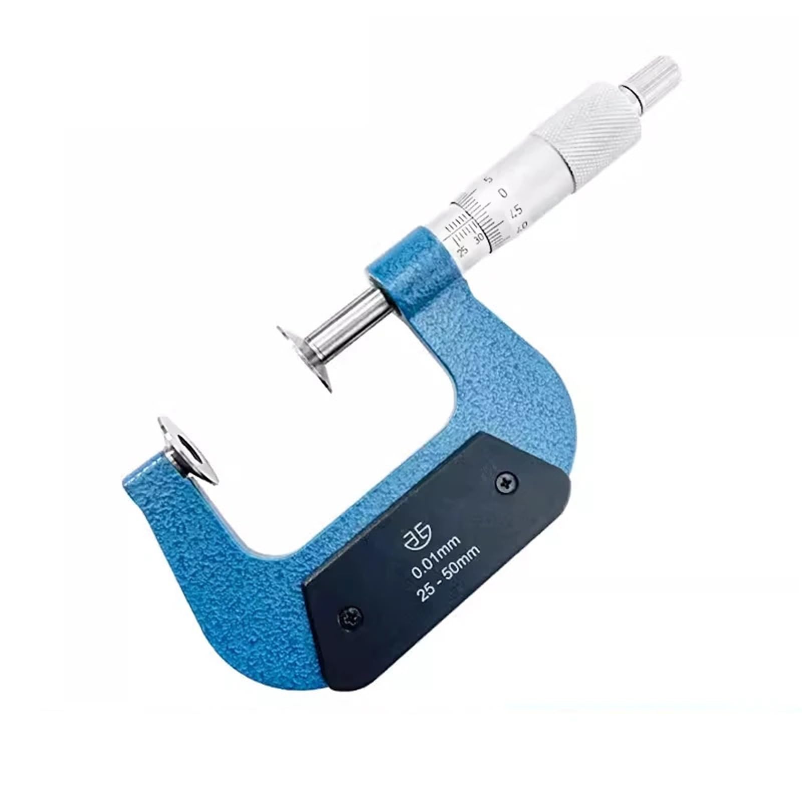 NURII Outside Disk Type Micrometer, 0-25mm 25-50mm 0.01mm, Paper Thickness Micrometers(4157012 25-50mm)