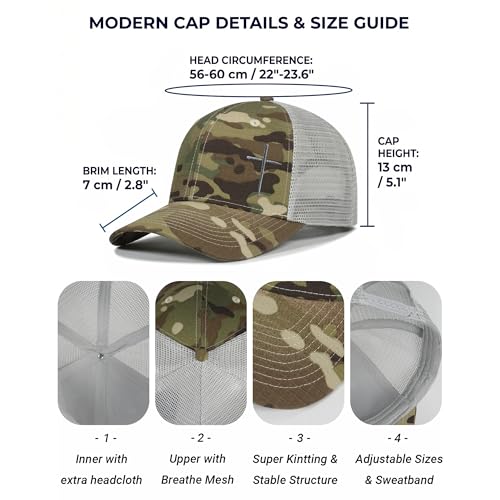 Image of Christian Hats for Men Women,Jesus Cross Hat Religious Best Gifts for Birthday /Christmas