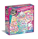 Clementoni Crazy Chic - My Unicorn Bracelets, Giochi Creativi per Bambini 7+ Anni, Kit Braccialetti Fai da Te Bambina, con Charm a Forma di Unicorno e Arcobaleno, Idea Regalo Creativo, 18792