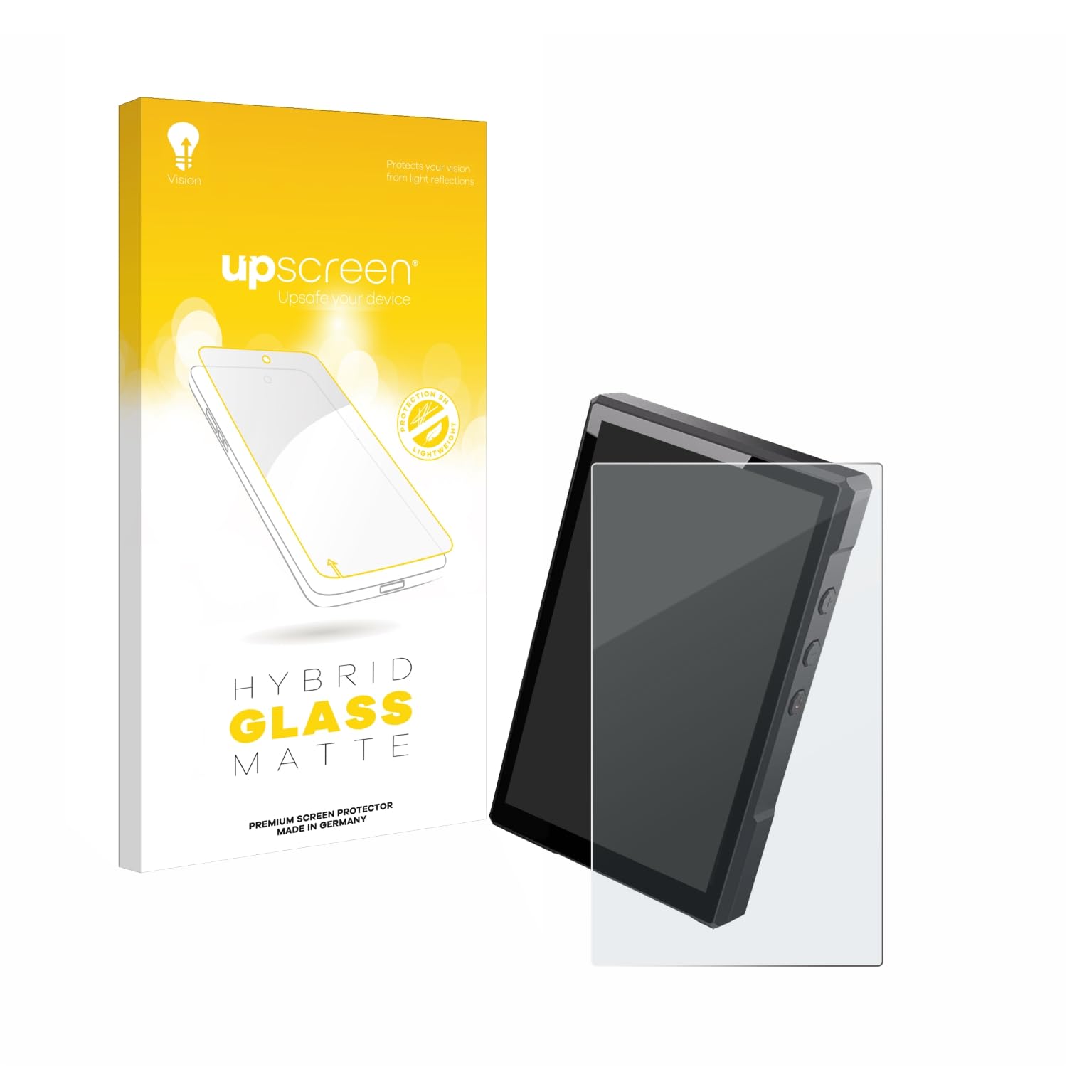 upscreen Matte Screen Protector Glass Film compatible with Luoran N2 - Anti-Glare, Anti-Fingerprint, 9H Glass Protection