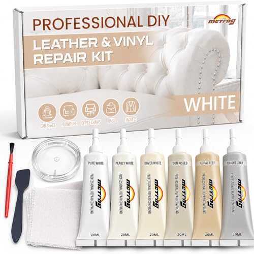 MCTRHG Leather & Vinyl Repair Kit for Boat, Car Seat, Furniture, Couch, Bag, Shoe
