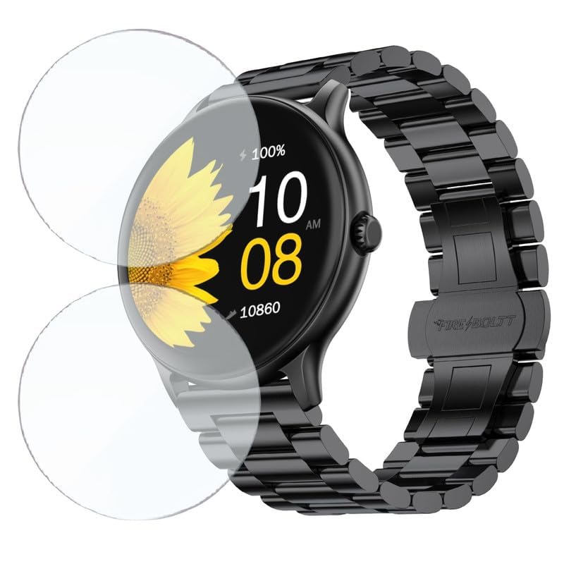 Image of 2 Pack Smartwatch Screen Protector for Fire Boltt Phoenix Ultra Blaze 1.39 inch - Flexible TPU Screen Guard, HD Clear, 9H Scratch Resistant, Bubble Free Installation - Not Tempered Glass