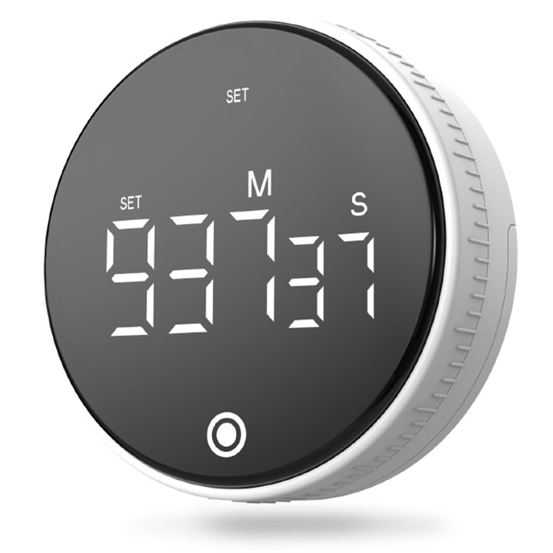CTRLZS USB Rechargeable LED Digital Rotary Timer Magnetic Baking Countdown Reminder Kitchen Gadgets Back Bracket Design
