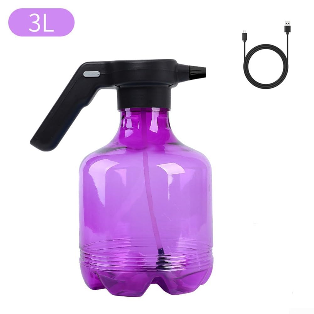Pompa spruzzatore d'acqua portatile ad alta pressione, asta estesa, capacità 3 5L (viola)