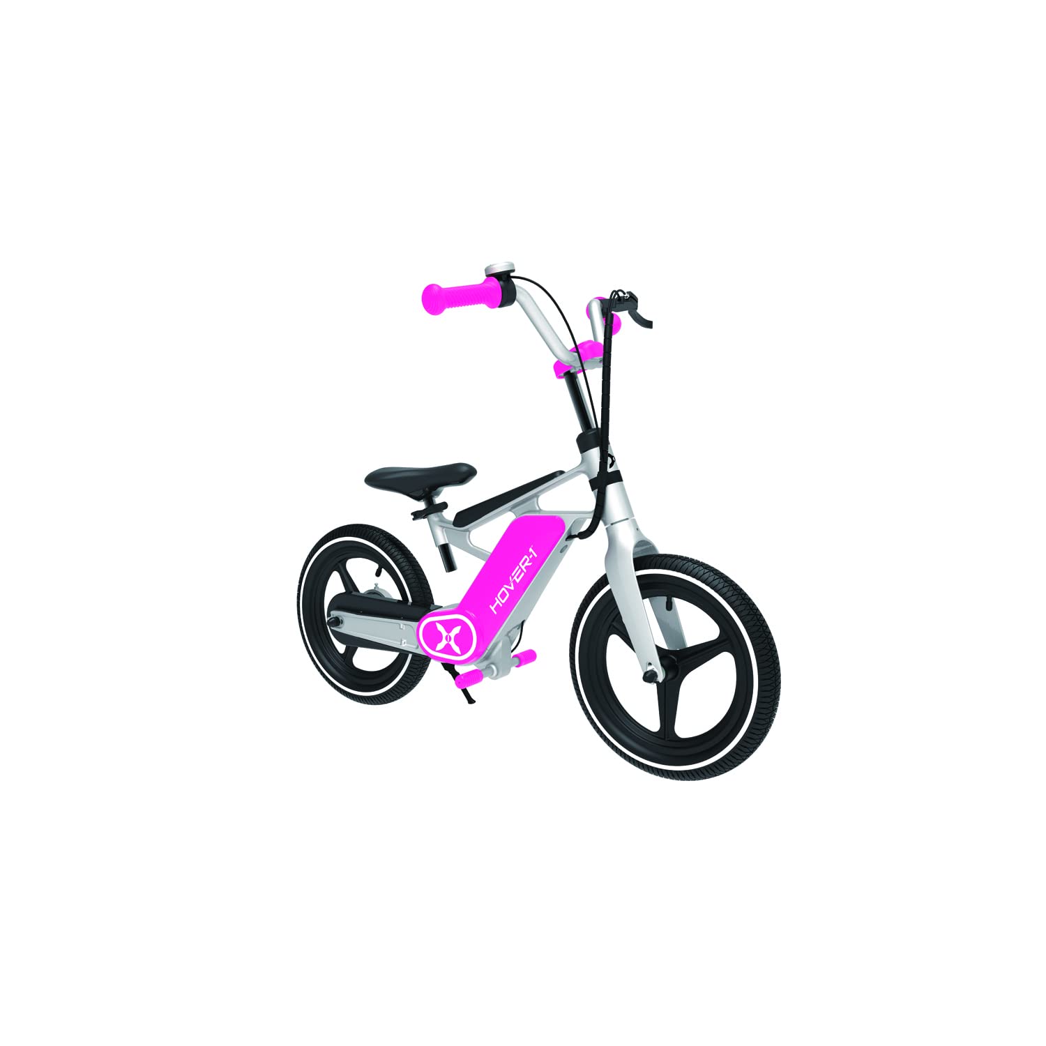 Hover-1 My First E-Bike, 8 MPH Top Speed, 7.5 Mile Range, LED Display, 14” Pneumatic Tires, Rear Electronic and Mechanical Brakes, for Kids 8+