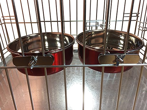Ellie-Bo Hunde-Schalen für Transporter, Käfige oder Zwinger, 1 Paar