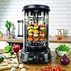 Quest 34020 Electric Rotisserie Grill/Kebab Machine with 7 Skewers / 21 Litre Roasting Capacity / 60 Minute Timer/Sliding Glass Door/Auto Shut-Off / 1500 W - Image 6