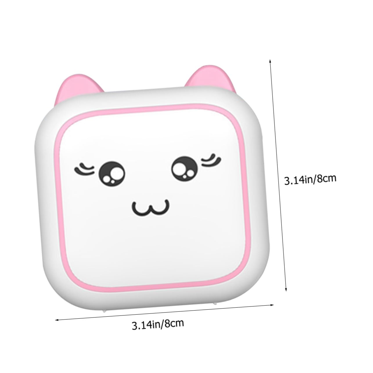 NUOBESTY 1 Set Mini Stampante Termica Portatile Stampante Foto e Etichette per Casa e Scuola per Studenti e Ufficio Funzioni Versatili e Ridotti