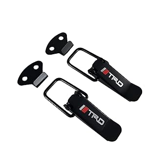 Monarchie Car Bumper Clips, Hook Lock Clips TRD Bumper Kit Quick Release Fasteners Racing Part Car Big Boot Bonnet Side Bumper Guards Toggle Catch Clips (2PC TRD Bumper Clip) Wagon R