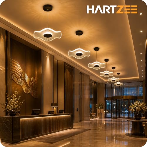Image of Elio Drop Pendant Lamp Chandelier 12W LED Warm White Modern Hanging Ceiling Light for Living Room Bedroom Dining Kitchen Cafe Decorative Light with Adjustable Height