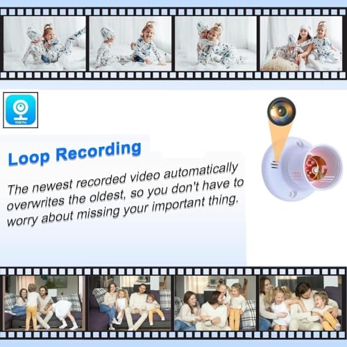 Image of securinnov 3MP Invisible Bulb Holder Camera with Secret Audio & Video Recording | 1080P WiFi Mini CCTV | Cloud & SD Card Support | Indoor Smart Home Security Camera (Bulb Holder Camera)