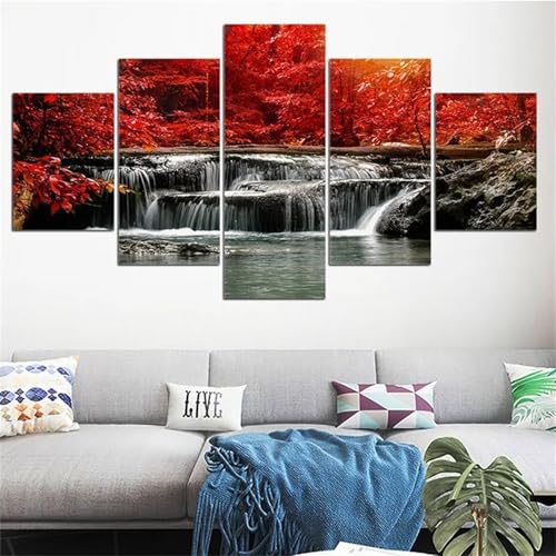 Peinture Diamant Kit Complet 5 Pièces Grand Format Salon N-6164