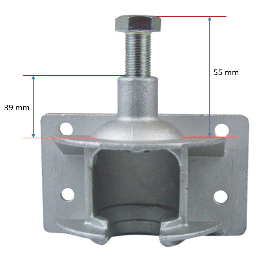 Rallonge Boule D'Attelage 250mm - Universelle Pour Porte-Vélos - Montage Vis