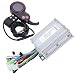 Robuste Haute durabilité Exécution exquise E-Bike 2 en1 Écran LCD Thumb Shifter LH100 24V Contrôleur de Moteur de Scooter électrique pour la Conduite sur Sentier(450W)