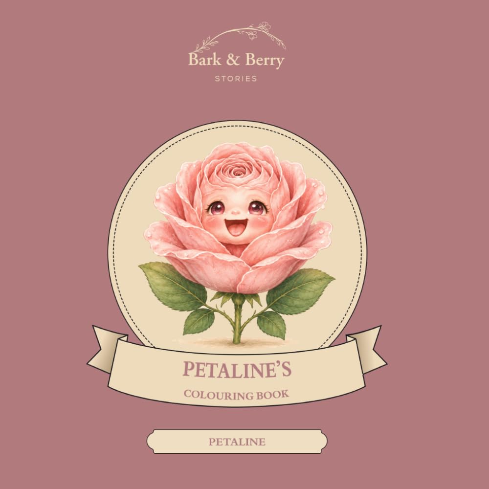 Bark & Berry Stories: Petaline's Colouring Book: A Whimsical Petaline Colouring Adventure (Bark & Berry Stories: Colouring Books)