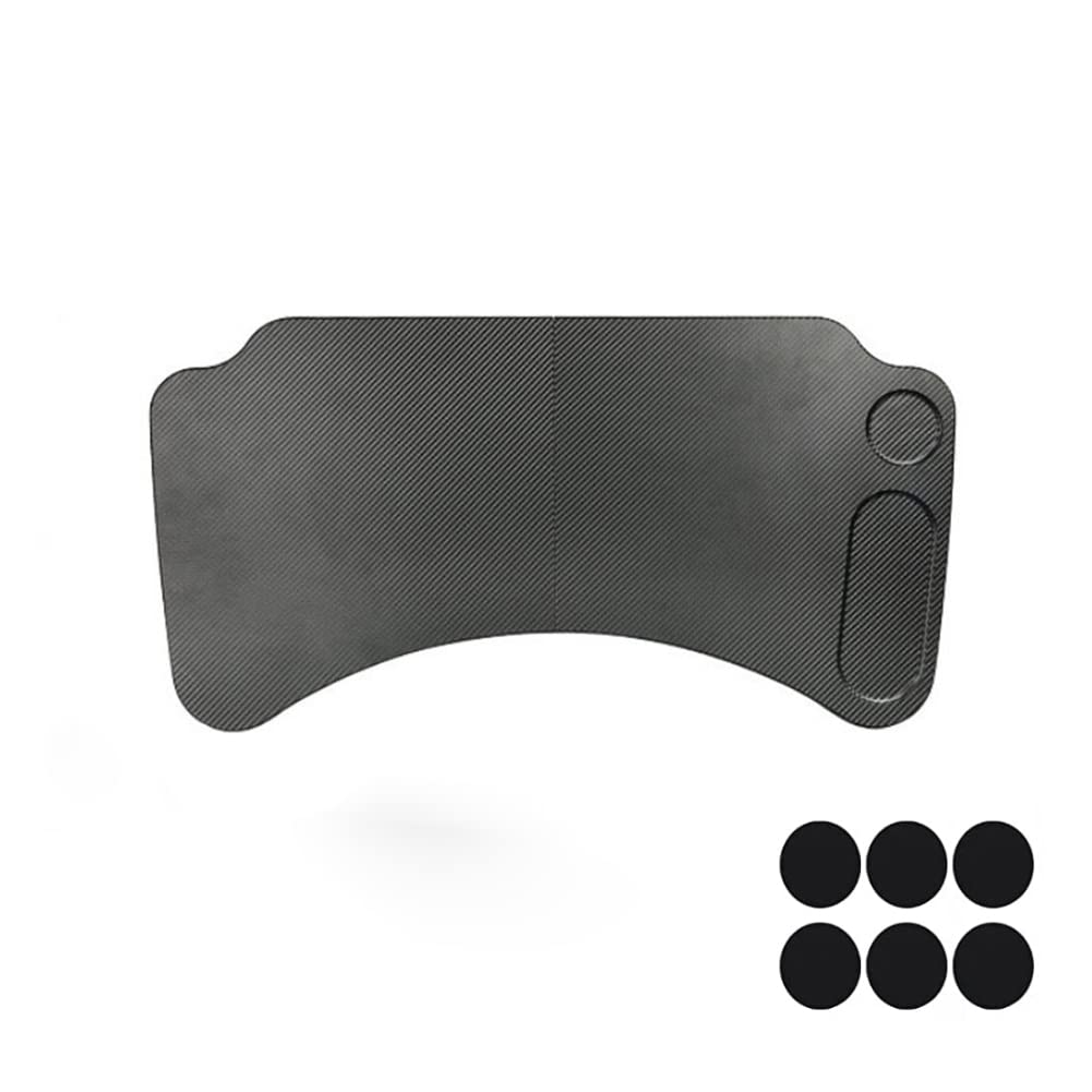 DEONG Car Table Compatible with Tesla Model Y Model 3 Laptop Foldable Car Tray Table, High Density Fiber Food Tray table for Working, Travel & Eat Lunch in Car