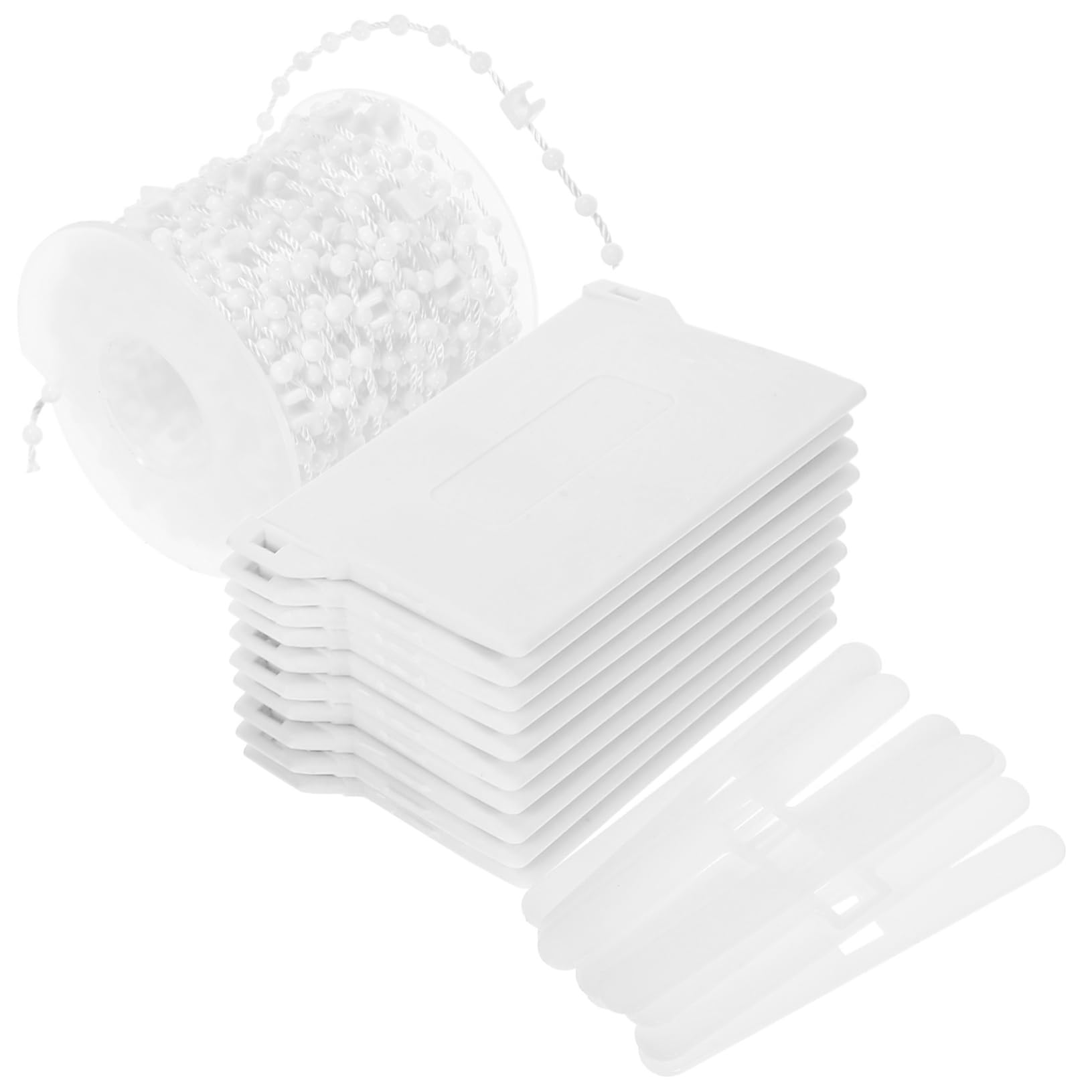 akcesoria do pionowe obciążniki ślepe plastikowy ślepy łańcuszek dolny DIY łańcuszek z koralików do zasłon ślepe obciążniki łańcuchowe części łańcuchów abs biały