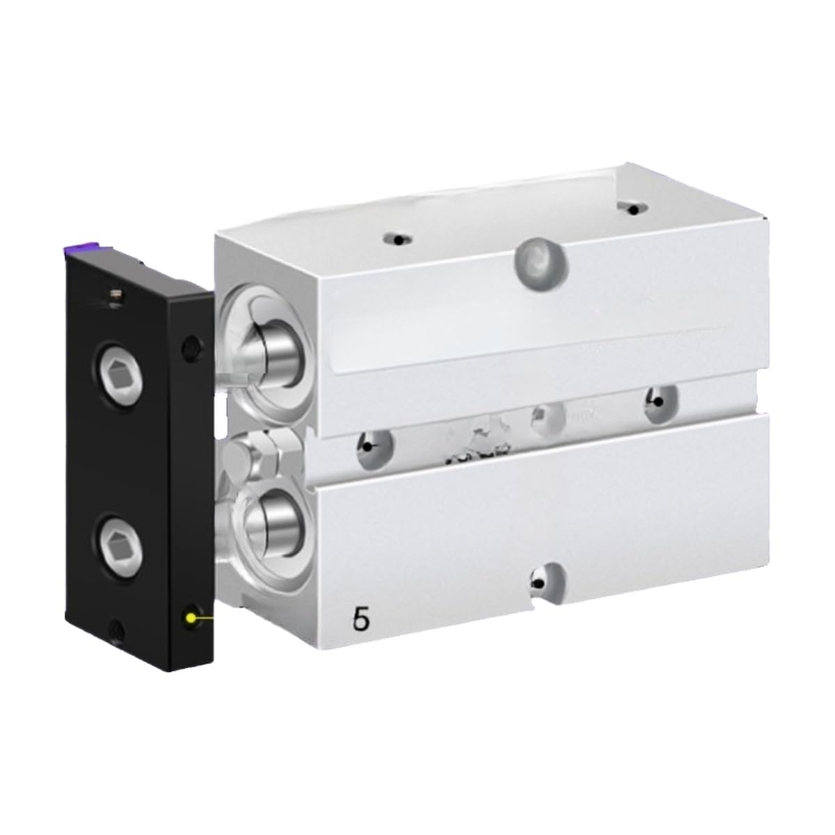 Cylindre pneumatique à double tige TDA TN32-150-S pour guidage précis