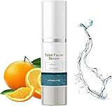 1 Jar Total Package Facial Serum, Vitamin C Serum with Hyaluronic Acid & Peptides, Anti Aging Face Serum for Women & Men, Firming & Hydrating Care to Reduce Wrinkles and Fine Lines
