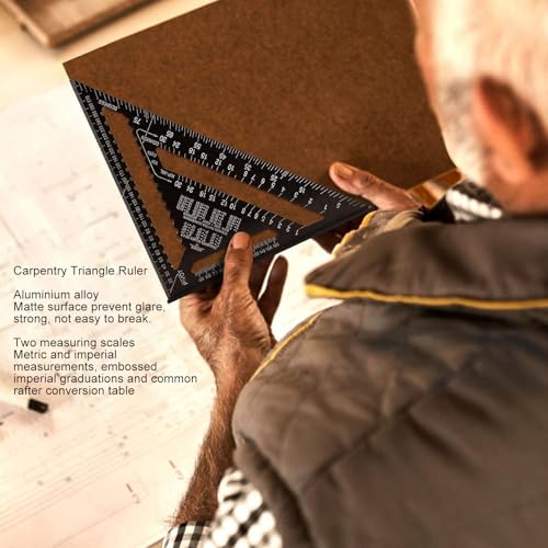 Escuadra Carpintero de Aleación de Aluminio Durable miniatura 6