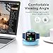 ZAPOGO Portable Magnetic Charging Dock for Apple Watch, Wireless Fast Watch Charger Stand with Charging Cable,Support Nightstand Mode,Compatible with Apple Watch 10 9 8 7 SE 6 5 4 3 2/Ultra 2-Sky Blue