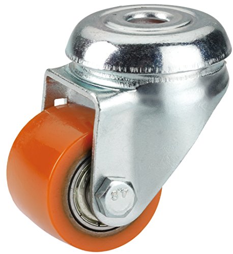 Preisvergleich Produktbild Dörner + Helmer 773035 Schwerl.-Lenkrolle mit Rückenloch, 35x25mm, ohne Feststellung