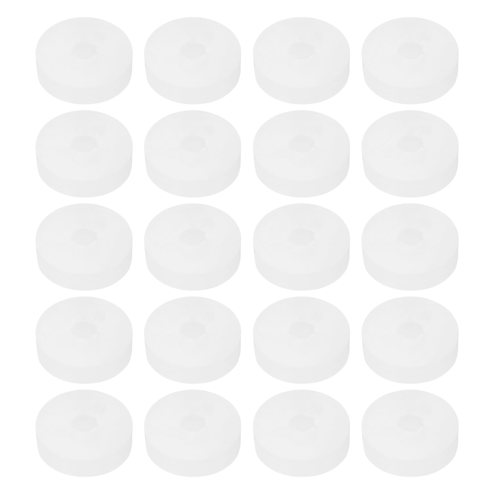 PATIKIL Silicone Rubber Flat Washer, 20 Pcs 0.59" OD x 0.16" ID x 0.16" Thickness Sealing O Ring Water Hose Gasket Assortment Kit Heat Resistant