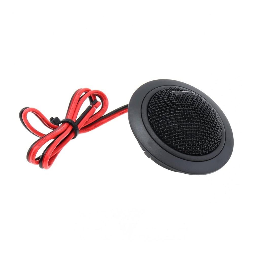 Element Tweeter 2pcs Car Dome Tweeter Speakers 4 Ohm Universal 80W Automotive Speaker High-Pitched Modification Nondestructive Sound Car Audio
