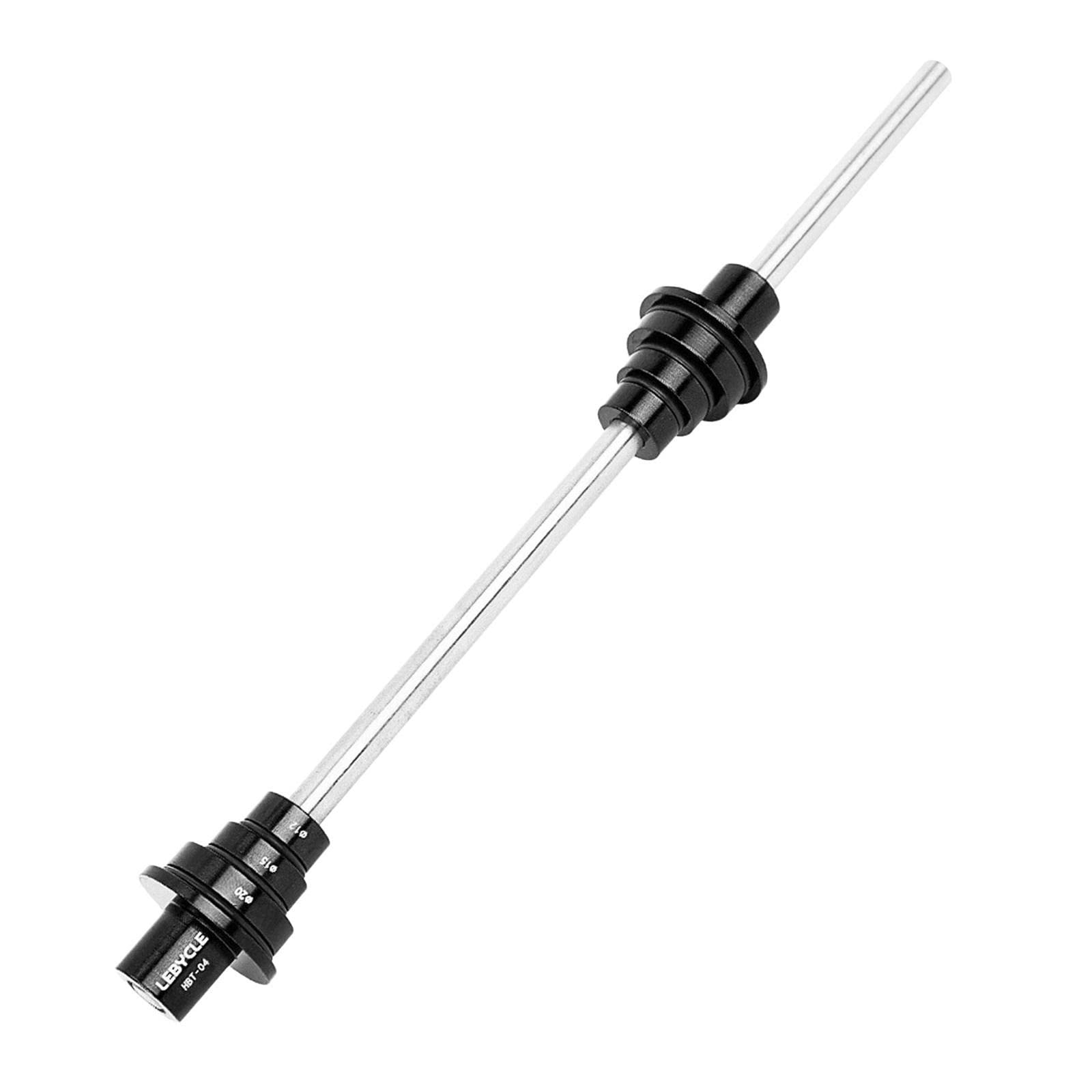 rockible Universal Bike Wheel Truing Stand Adapter for Various Axle Sizes, Black